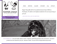 Tablet Screenshot of dapperdogsllc.com